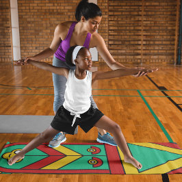 Tapete De Yoga tiki espiritual