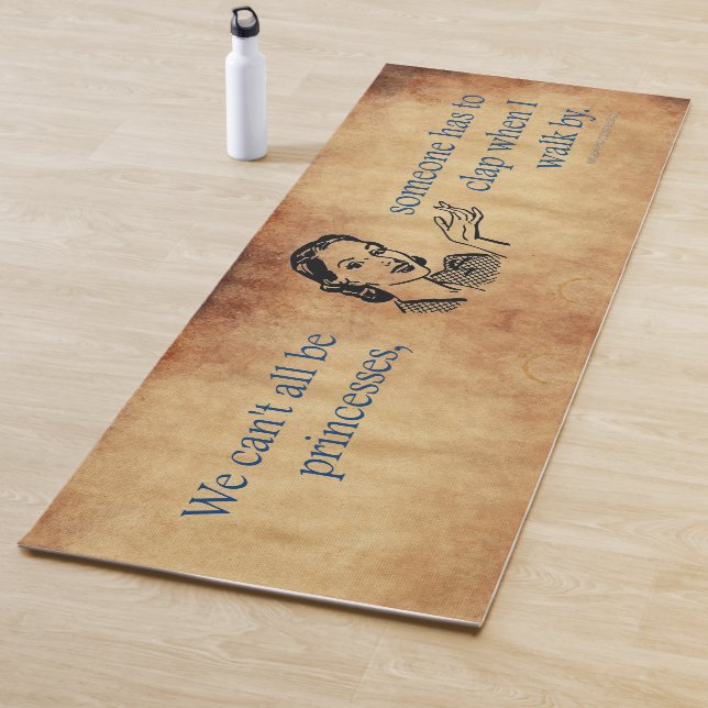 Tapete De Yoga Tinta de 50 engraçada da Princesa SlipperyJoe (In Situ)