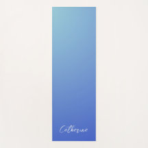 Tipo de Script Mínimo Moderno de Gradiente Azul