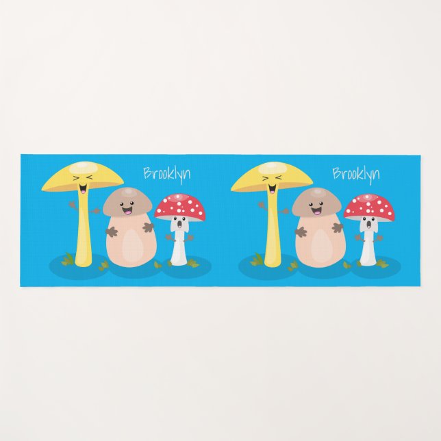 Tapete De Yoga Toadstool (fungo-guaii) (Frente (Horizontal))