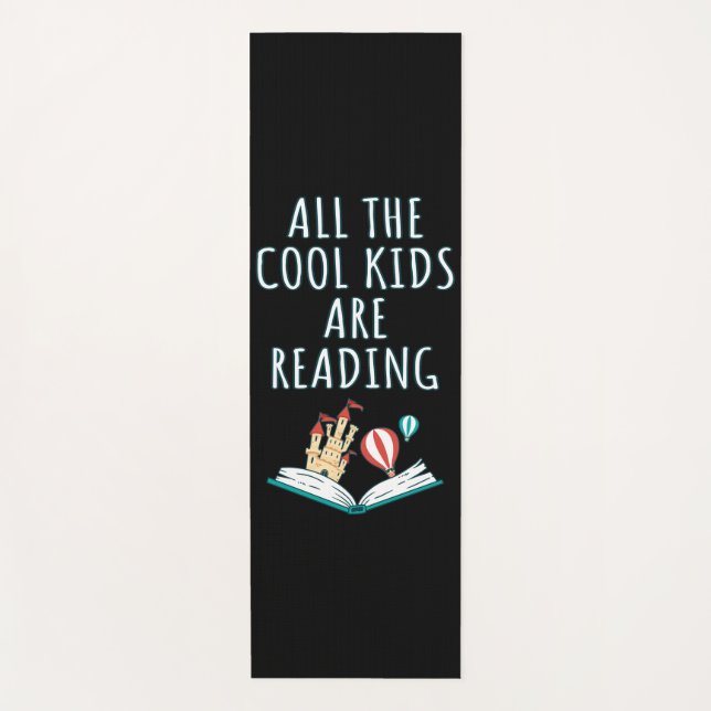 Tapete De Yoga Todas As Crianças Legal Estão Lendo II (Frente)