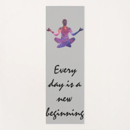 Tapete De Yoga Todo dia é um novo começo
