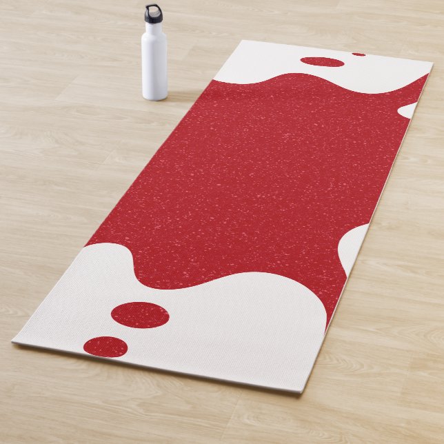 Tapete de Yoga Tomato Red Splash – Personalizável (In Situ)