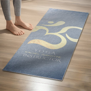 Tapete De Yoga Treinador de Vida do Instrutor de Meditação do Y