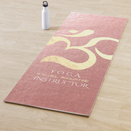 Tapete De Yoga Treinador de Vida do Instrutor de Meditação do Yog