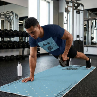 Tapete De Yoga Treino e Treinamento Nunca Desista