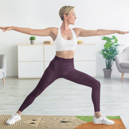 Tapete De Yoga triângulo antigo