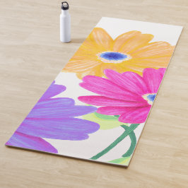 Tapete De Yoga Trío de Alegria: Floral Brilhante