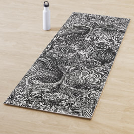 Tapete De Yoga Trippy Retrato Yoga Mat