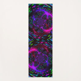 Tapete De Yoga Trippy Spiral Neon