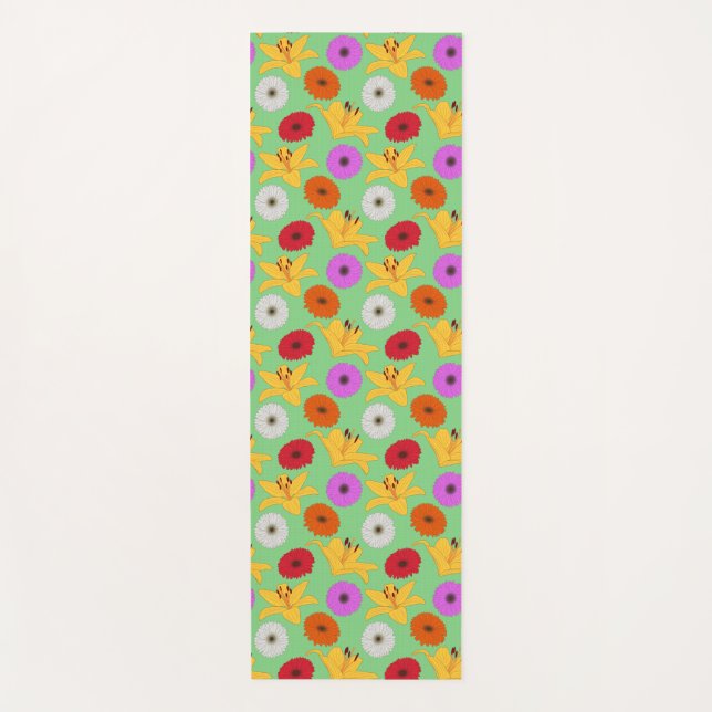 Tapete De Yoga Tropical Blossom (Frente)