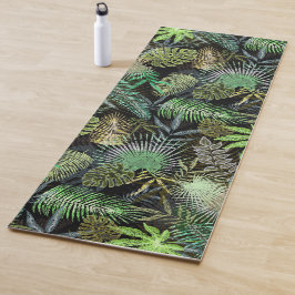 Tapete De Yoga Tropical deixa verde