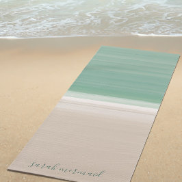 Tapete De Yoga Turquesa Tropical Ocean Beach Name Yoga Mat