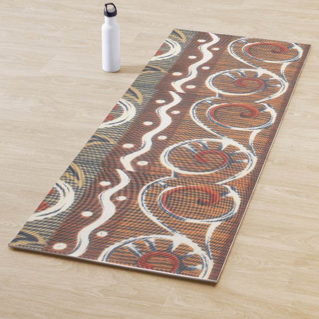 Tapete De Yoga Últimas cores de moda africanas Design tradicionai (In Situ)