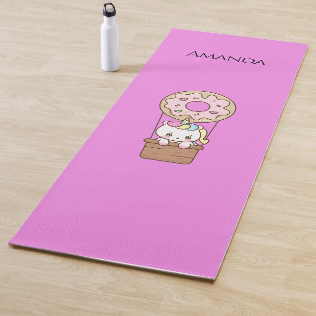 Tapete De Yoga unicórnio rosa (In Situ)