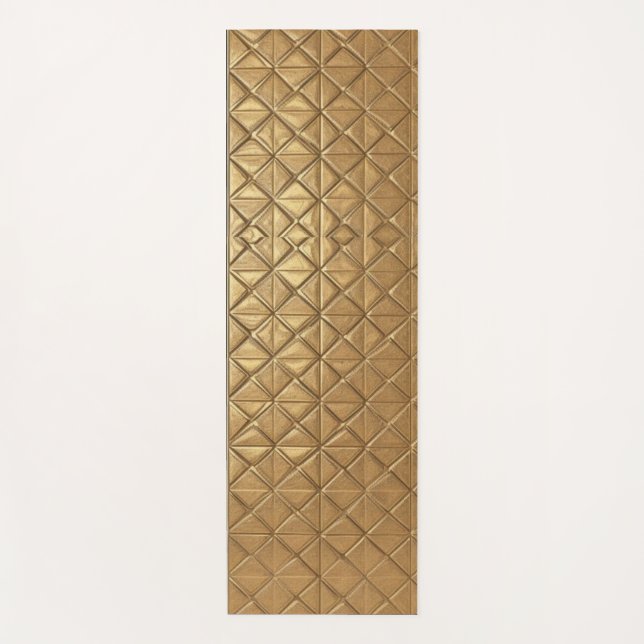 Tapete De Yoga Verdadeiro Dourado - Yoga Mat (Frente)