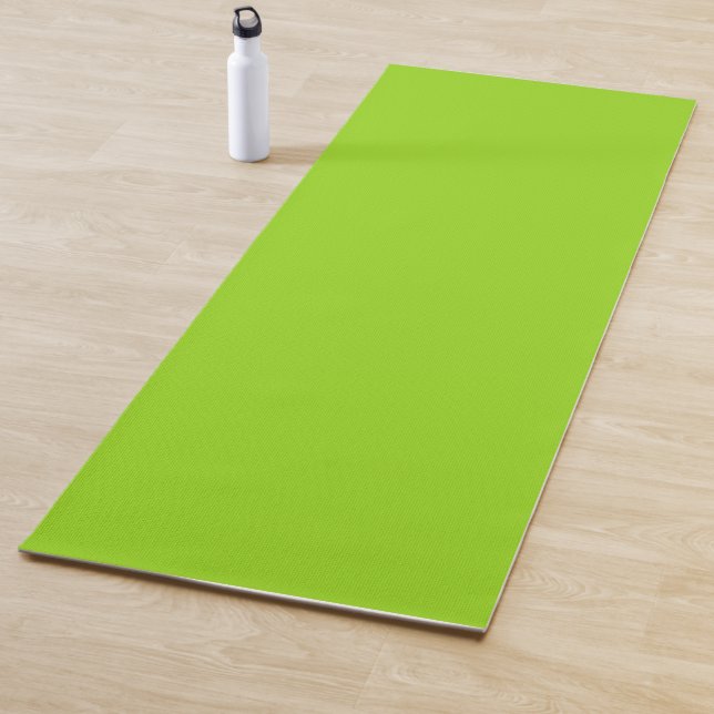 Tapete De Yoga Verde simples e liso (In Situ)