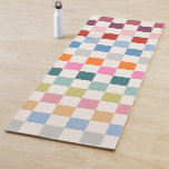 Tapete De Yoga Verificar quadro de verificação de padrão verifica<br><div class="desc">Padrão verificado - Painel de verificação colorido.</div>