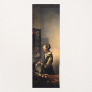 Tapete De Yoga Vermeer - Rapariga lendo uma carta em uma janela a