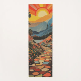 Tapete De Yoga Vibrant Vistas: Um Caminho para a Paz