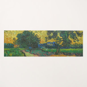 Tapete De Yoga Vincent van Gogh - Paisagem em Twilight