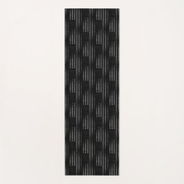 Tapete De Yoga Vintage Black Grunge USA American Flag Pattern