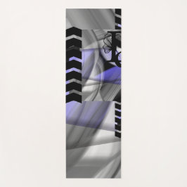 Tapete De Yoga Violet de Lavanda Abstrato de Malhação Yoga Mat