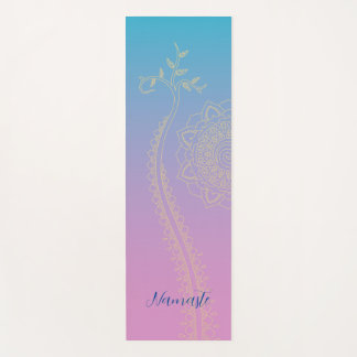 Tapete De Yoga Violet to Blue Mandala Yoga Mat
