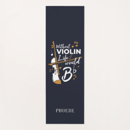 Tapete De Yoga Violinista Sem Vida Violenta Seria Flagrante