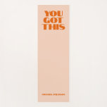 Tapete De Yoga Você tem essa tipografia vermelha rosa Yoga Mat<br><div class="desc">, </div>