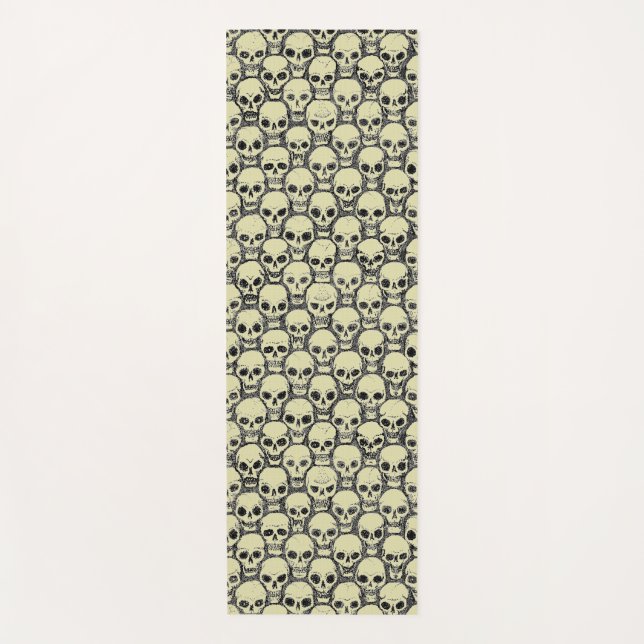 Tapete De Yoga Wall o' Skulls (Frente)