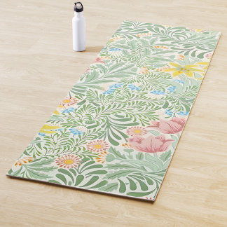 Tapete De Yoga William Morris Spring Flowers Padrão Floral