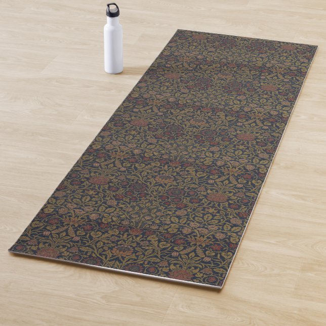Tapete De Yoga William Morris: Violet & Columbine Yoga Mat (In Situ)