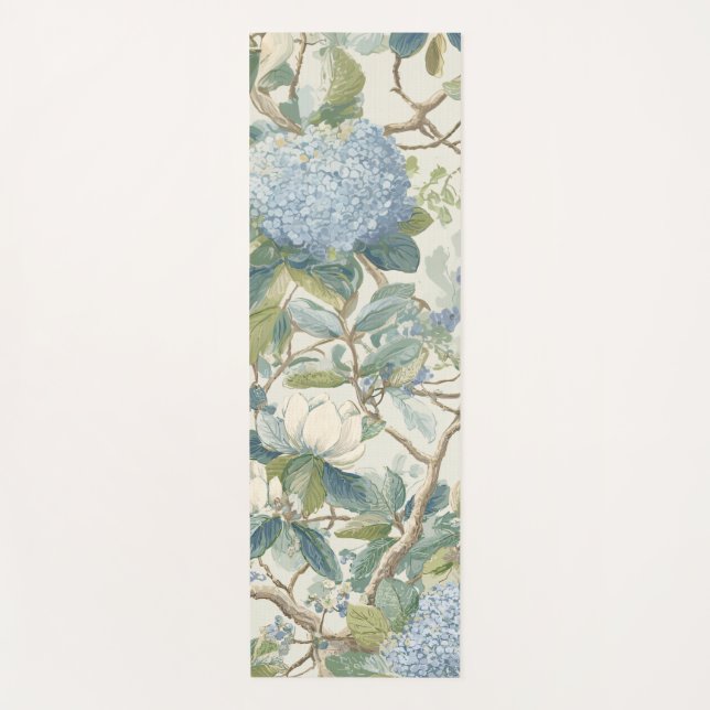 Tapete De Yoga Willow Little Magnolia Wallpaper Floral Coastal (Frente)