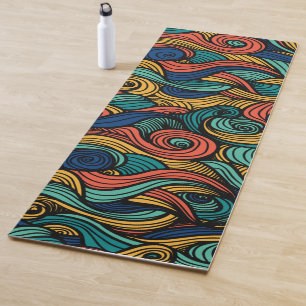 Tapete De Yoga Wool Topped paisley