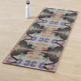 Tapete De Yoga Wyatt The Cat's Downward Dog Yoga Mat - Front Only