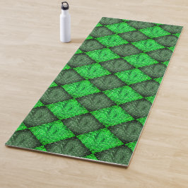 Tapete De Yoga Xingverde falsa grama ou folhas de coqueiro.
