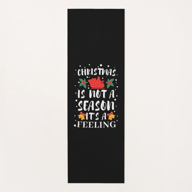 Tapete De Yoga Xmas Christmas Is Not A Season (Frente)