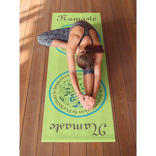 Tapete De Yoga Yin Yang Olive Workout, Pilates e (Yin Yang Olive Workout, Pilates and Yoga Mat)