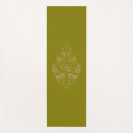 Tapete De Yoga Yoga Animal Damask Mat