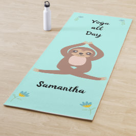 Tapete De Yoga Yoga da Lã Bonita o dia todo (ambos os lados) Pers