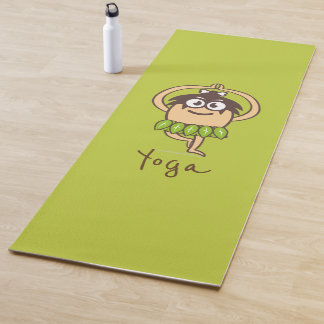 Tapete De Yoga Yoga engraçado de desenho animado
