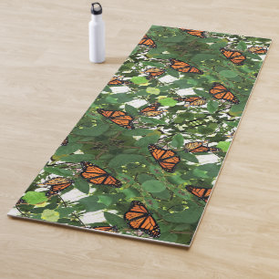 Tapete De Yoga Yoga Exercise Mat Monarch Butterflies