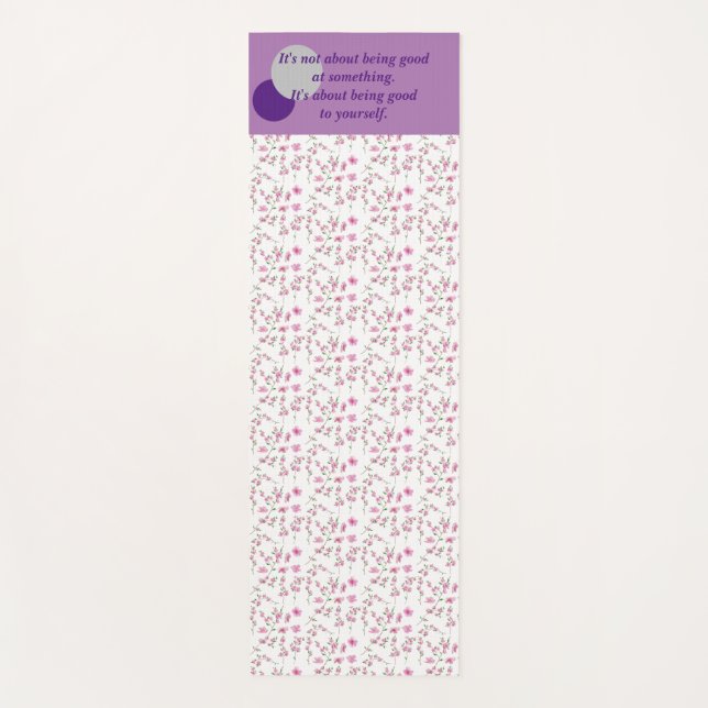 Tapete De Yoga Yoga & Fitness (Frente)