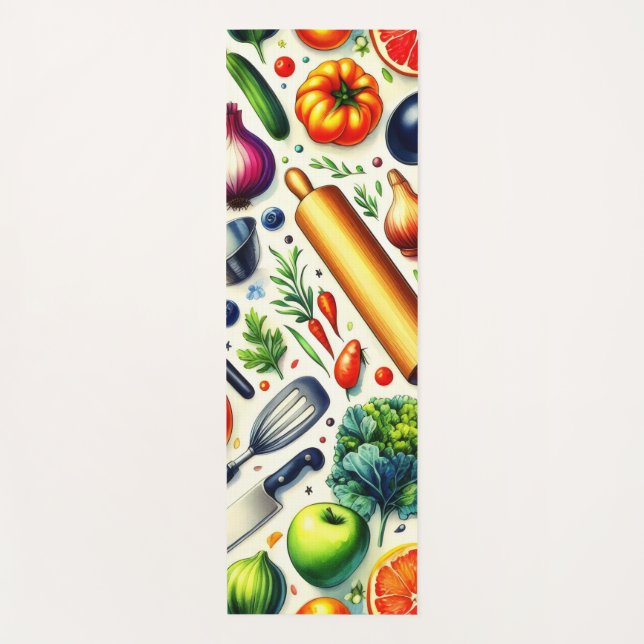 Tapete De Yoga Yoga in the kitchen. (Frente)