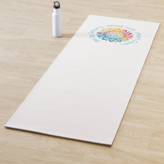 Tapete De Yoga Yoga Mantra Mandala Design Mat