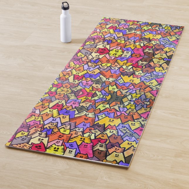 Tapete De Yoga Yoga Mat 015 - CATS (In Situ)