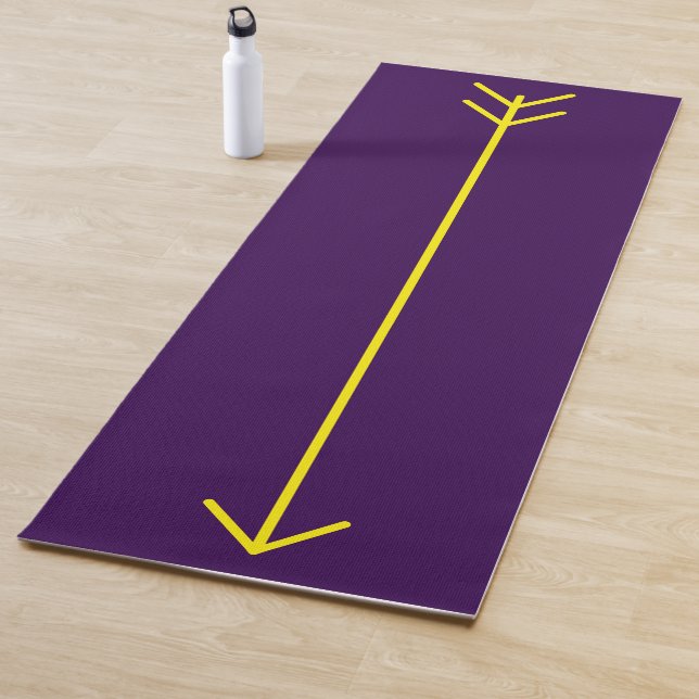 Tapete De Yoga Yoga Mat - Amarelo e púrpura (In Situ)