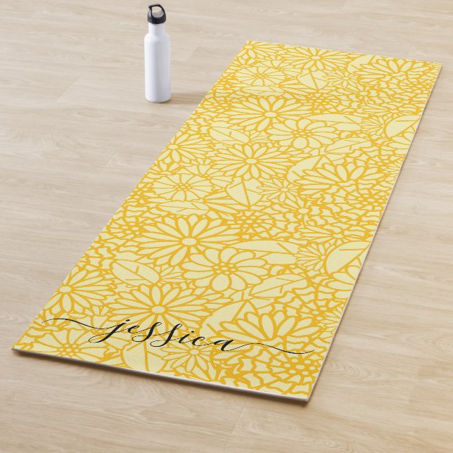 Tapete De Yoga Yoga mat amarelo elegante (In Situ)