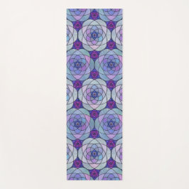 Tapete De Yoga Yoga Mat com mandala em tom de joia